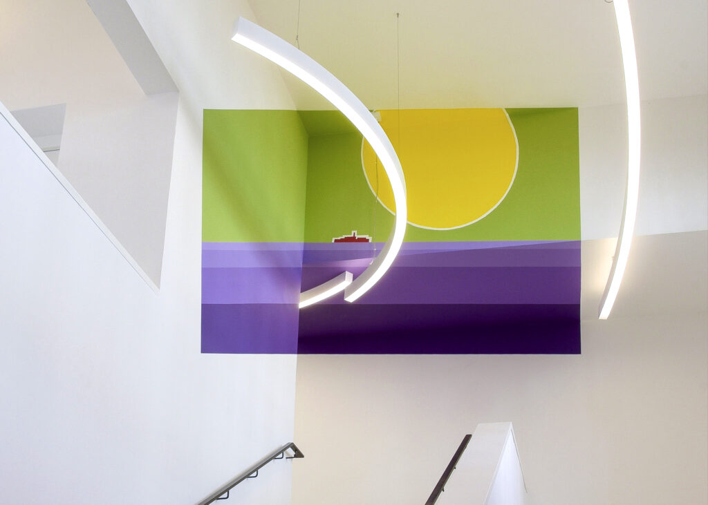 Environmental Graphics created for the Google office in Berlin.