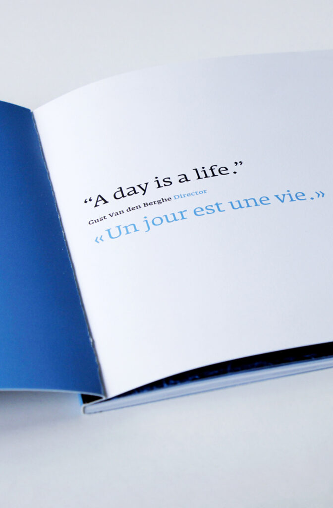 Design of Coproduction Office's pressbooks for the films “Play” by Ruben Östlund and “Blue Bird” by Gust Van den Berghe.
